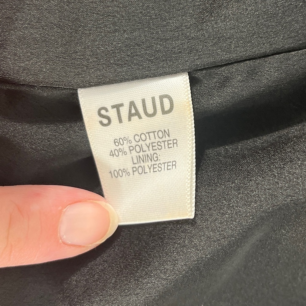 NEW Staud Peony Black Corset Top - Picture 11 of 12